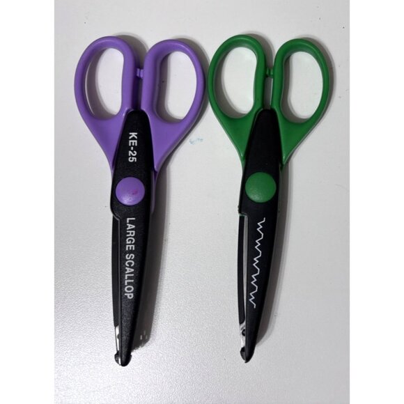 Paper Edgers Decorative Edge Scissors Scrapbooking Lot of 10 Fiskars Provo Craft - Picture 4 of 6